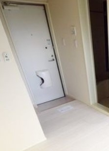ラフィーネ三ツ沢の玄関