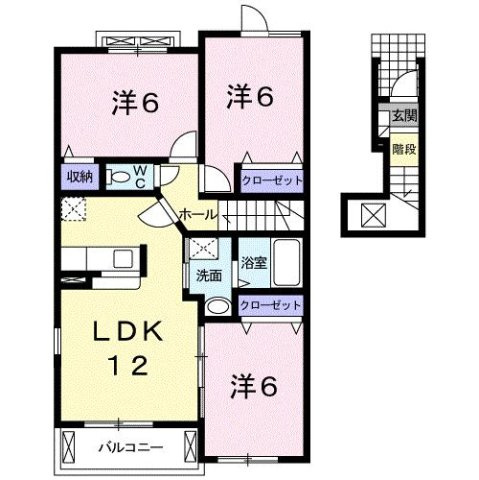 【間取り】 | シャノアール　中迫