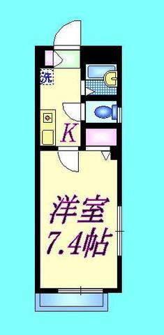 エスポワールの間取り|★間取り：角部屋２面採光★