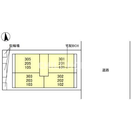 ミライフハウス栄町の区画図|当社、チルホームのHPもご覧ください(^^)/物件情報多数♪