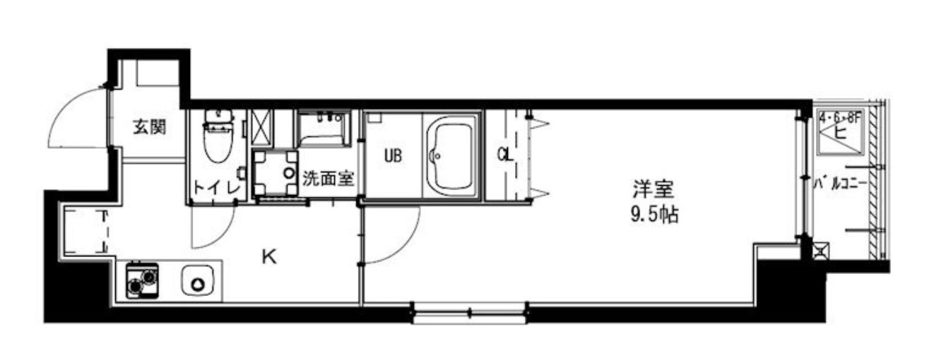 ボナール西船橋の間取り