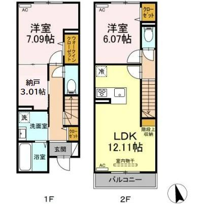 グラナーデ高井戸東の間取り