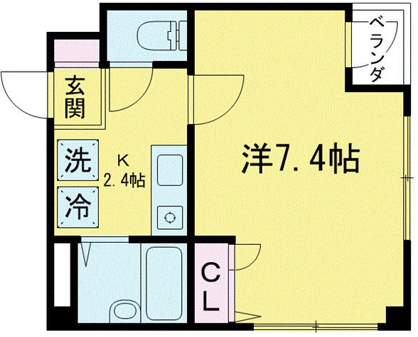 ブライトコート幡ヶ谷の間取り