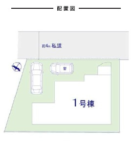 市川市国府台６丁目６期の区画図
