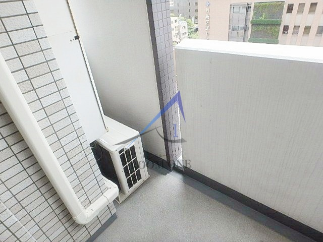 アンディーン月島のバルコニー|バルコニーです。