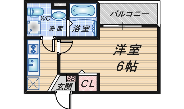 SEED豊中の間取り