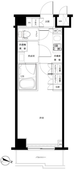 【間取り】 | ルーブル下丸子伍番館