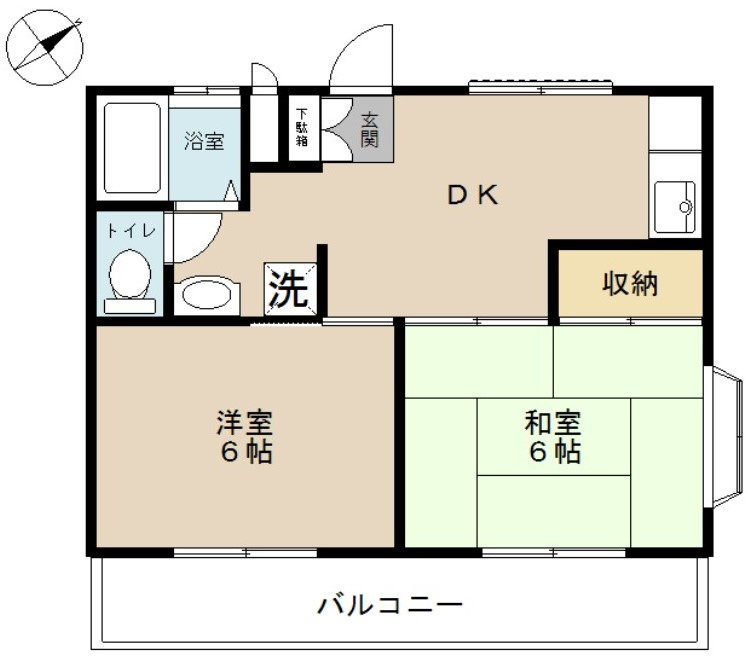 サニーヒルズの間取り