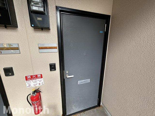 グランメール21B棟の玄関