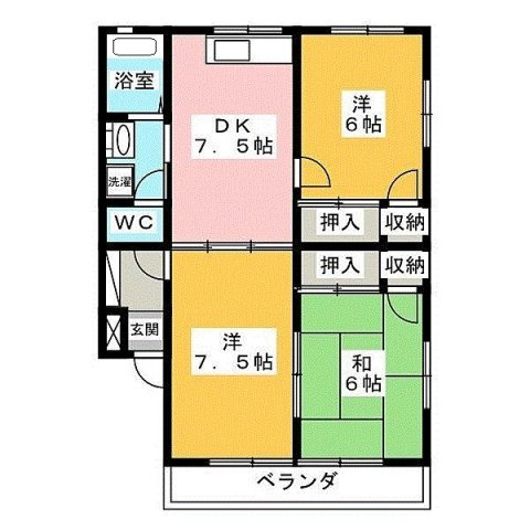 【間取り】 | ウィングコート叶