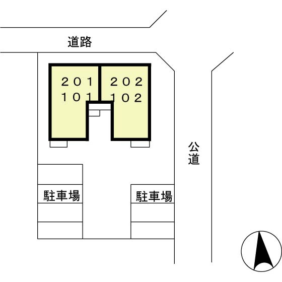 プラザＳの区画図