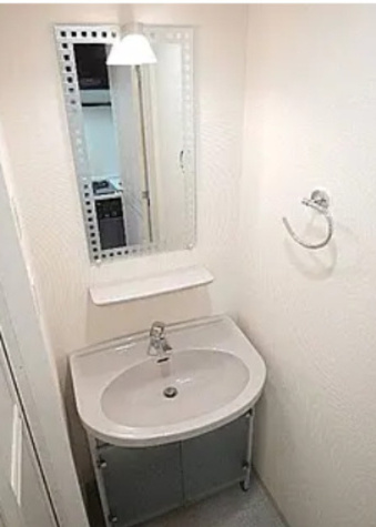 新宿区新宿１丁目の賃貸マンションの洗面所