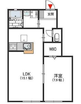 パナコート田園の間取り