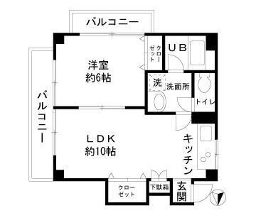 月岡マンションの間取り