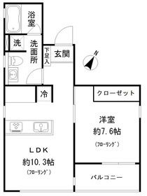 Ｗ－ＨＯＵＳＥⅢの間取り