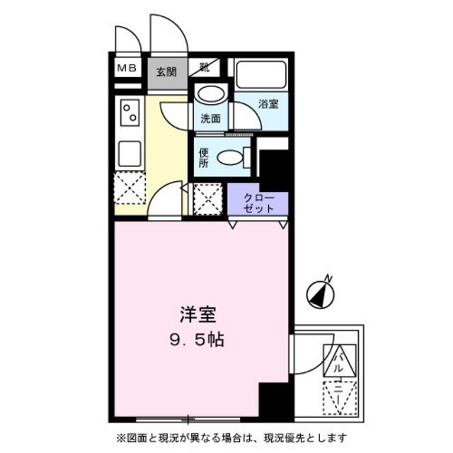 カスタリア門前仲町の間取り