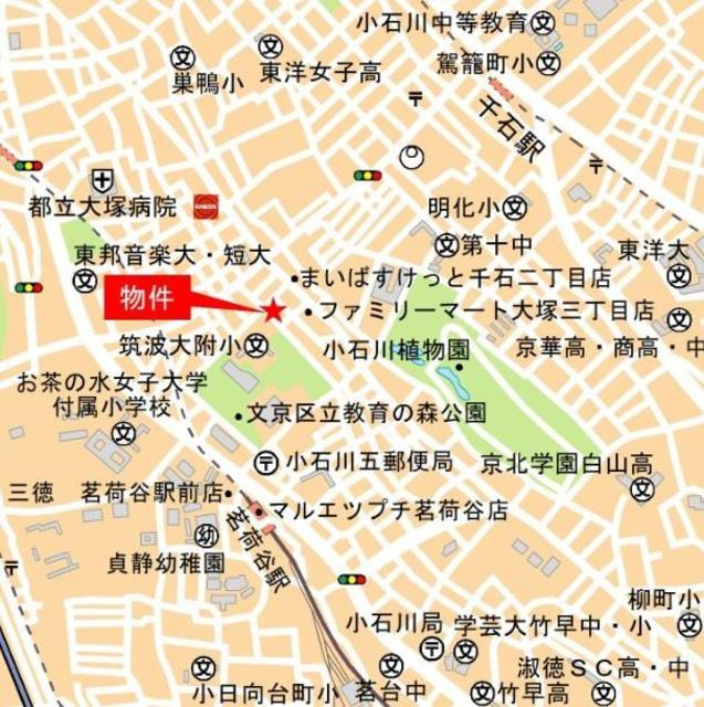 コノート茗荷谷の地図