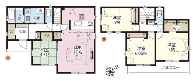 【間取り】 | 北本市中丸6期　GRAFARE　新築戸建　全3棟　3号棟