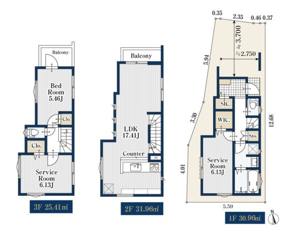 新宿区大久保2丁目　建築条件無し売地　全4区画の参考プラン|1区画参考プラン：土地10440万円＋建物1540万円＝総額11980万円

現地ご見学希望・資料請求などお気軽にお問い合わせ下さい！
03-5990-5201