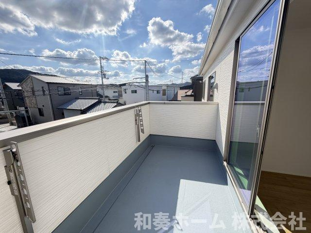 リナージュ ネクスジー 徳島市八万町橋本01期のバルコニー