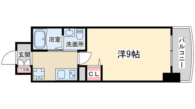 【間取り】 | アプリーレ南森町