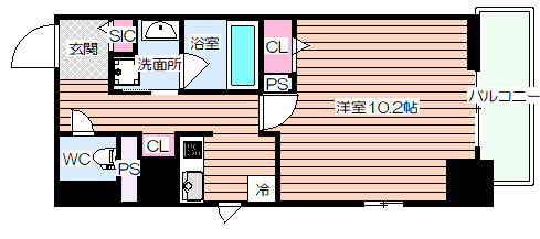 【間取り】 | フレール江坂レジデンシャル