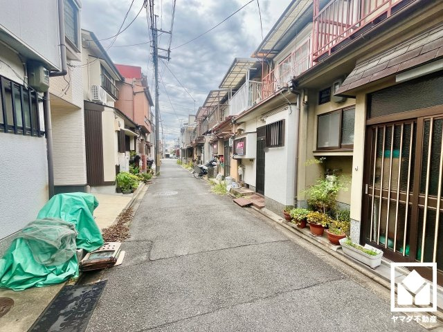 伏見区景勝町の前面道路含む現地写真