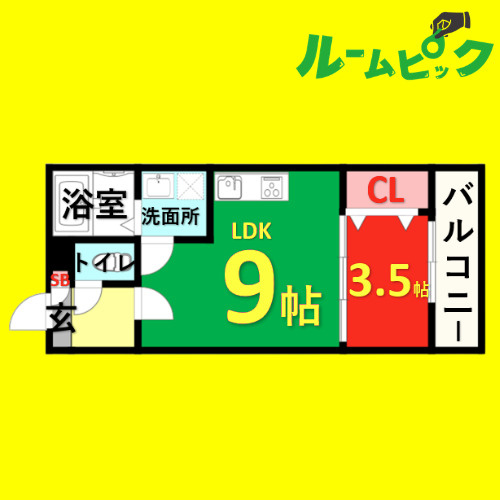セレブエアスト　名古屋市賃貸　仲介手数料無料の間取り