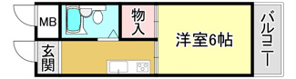 【間取り】 | SAMSQUARE大津京
