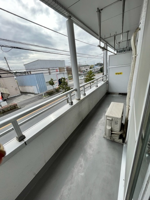 カーサオオノのバルコニー
