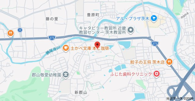 レシェンテ茨木E棟の地図