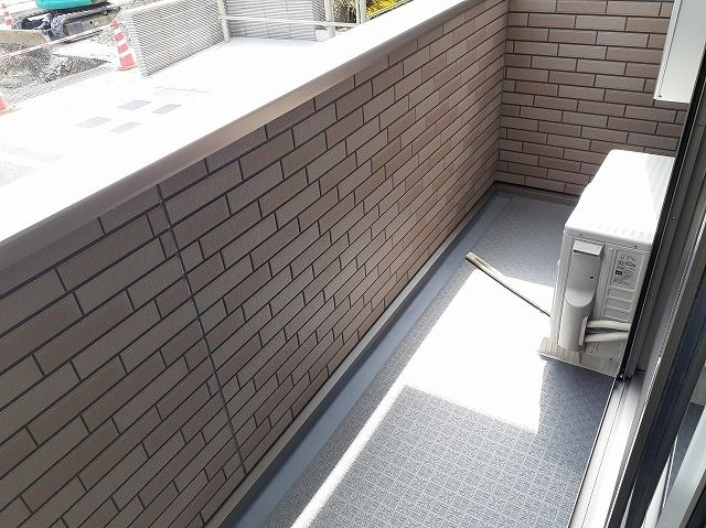 プラシード上泉のバルコニー