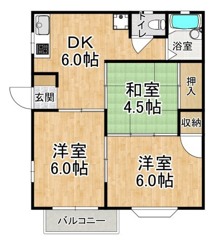 YTパルデメールの間取り|※間取りが現況と異なる場合は現況を優先します※