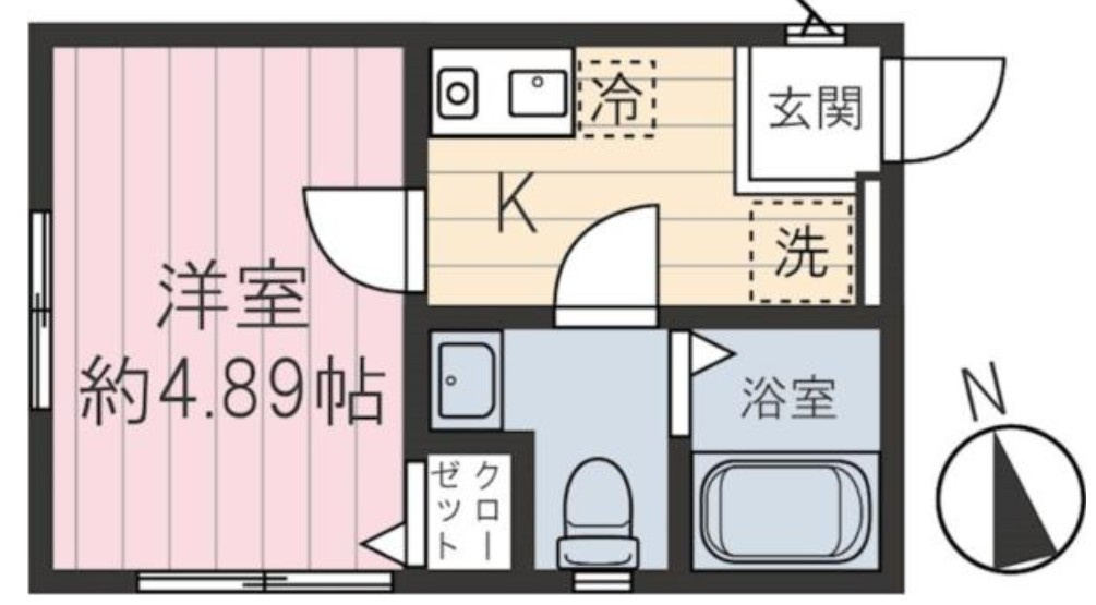 チャルテ西早稲田Ⅱの間取り