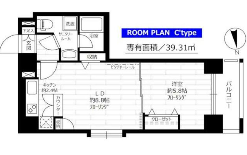 ステージファースト新御徒町の間取り