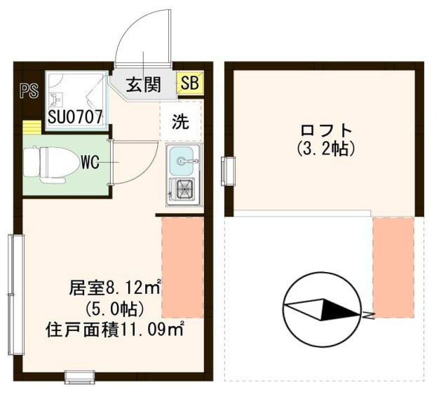 桜テラス荒川の間取り