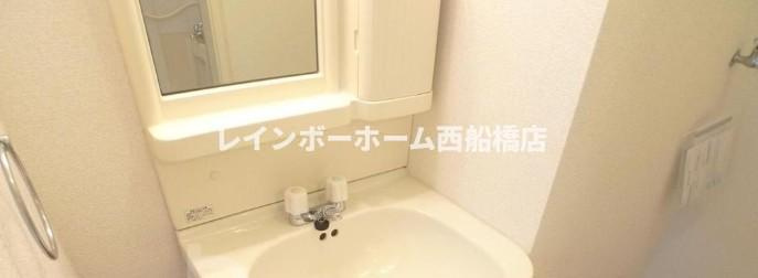ハス　ニューハウンの洗面所