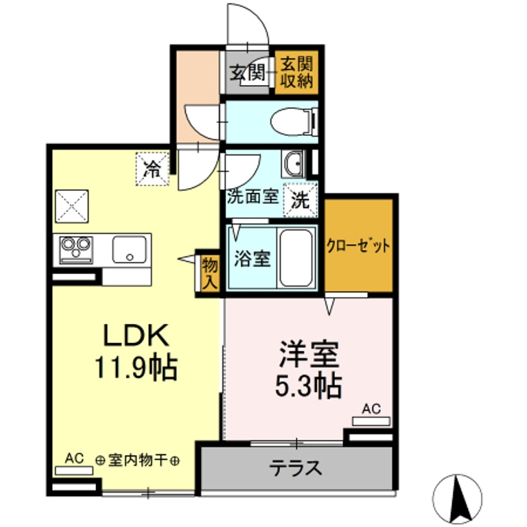 アクアモアナの間取り