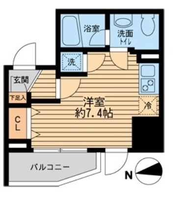 ライブコート草加の間取り