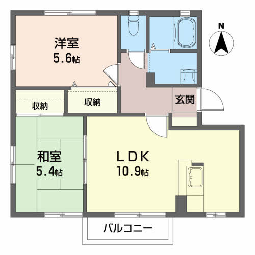 ドミール泉川 Ｃ|ドミール泉川 Ｃ 202号-16