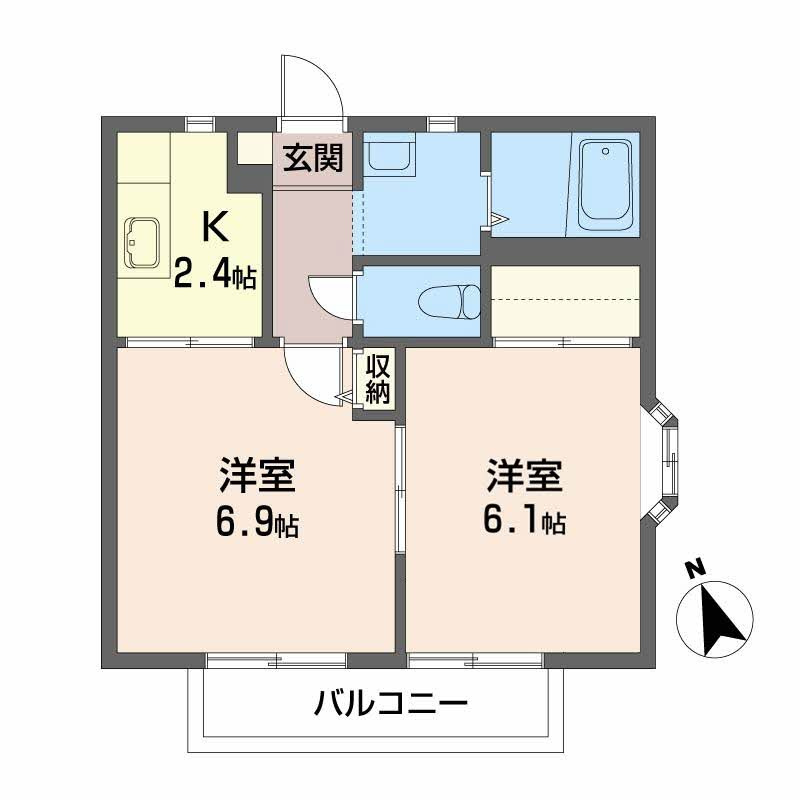 コーポラスカマタⅡ|コーポラスカマタⅡ 101号-16
