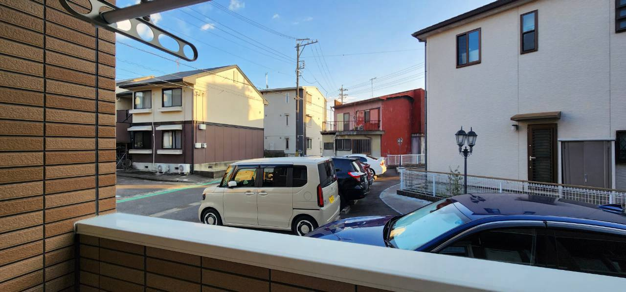 フレシールの駐車場