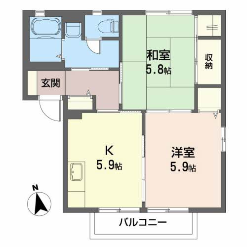 カ－サ太平寺|カ－サ太平寺 102号-14