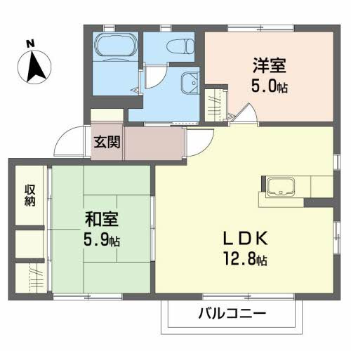 御蔵ガーデンシティ Ｅ|御蔵ガーデンシティ Ｅ 102号-4