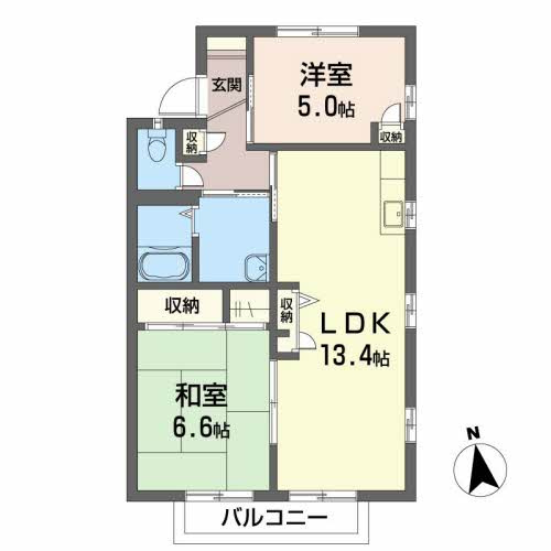 ヴェルジェＫ－Ａ|ヴェルジェＫ－Ａ 201号-16