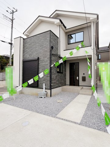 久喜市野久喜4期　1号棟の外観|落ち着いたシックな外観です！