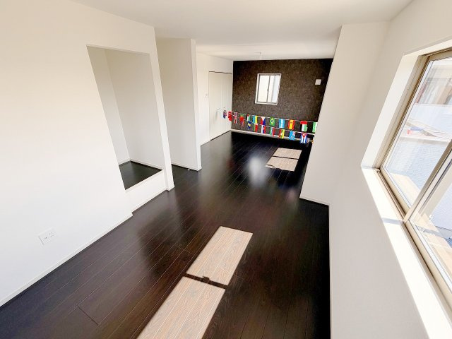 幸手市北2期　全2棟　1号棟の洋室|間仕切り可能な下地つき。将来は2部屋にもできるのは◎