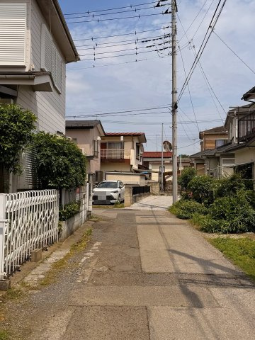 杉戸町大字木野川の前面道路含む現地写真|前面道路約4ｍ！