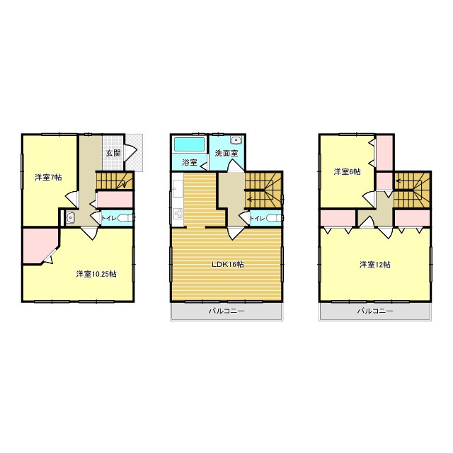 春日部市緑町3の間取り
