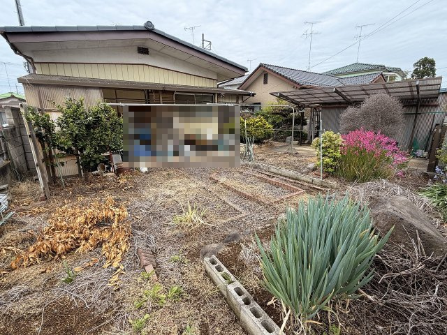加須市久下2丁目の外観|外観平屋でお庭も広いです！